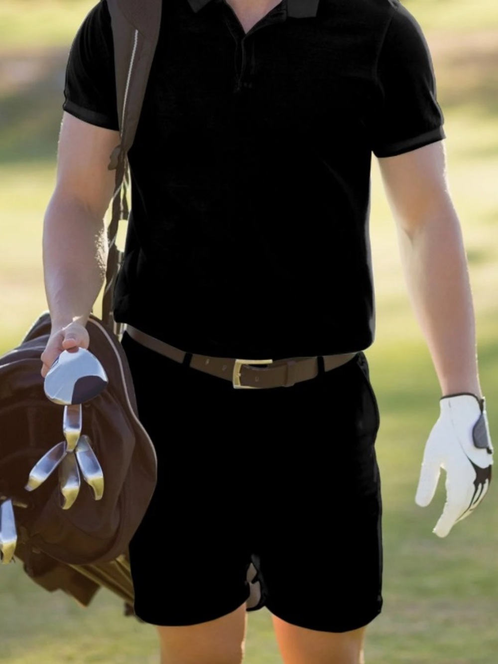 Tommy Hilfiger Black Golf Shorts
